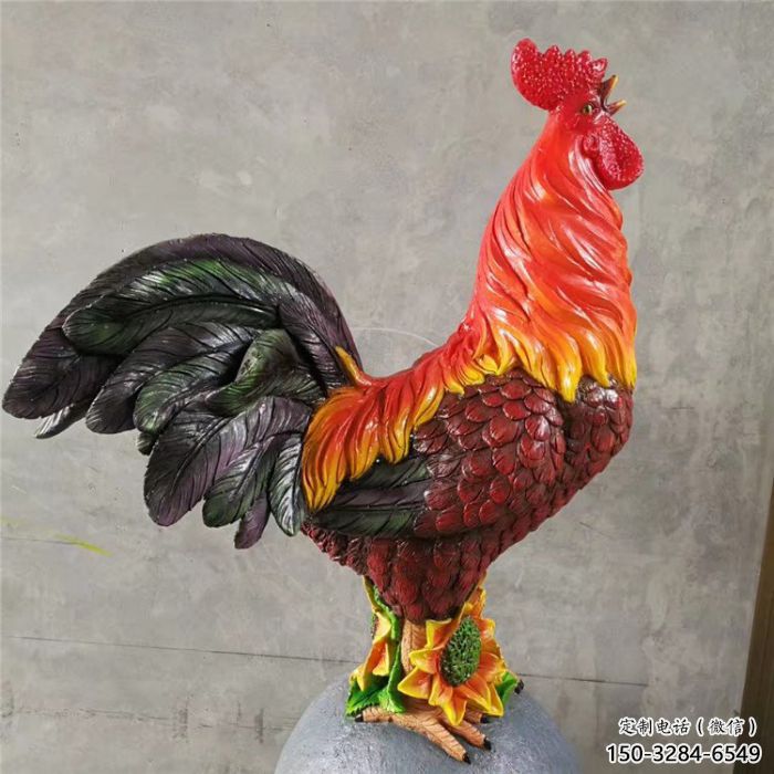 小區小雞雕塑,抽象系列,網格工藝